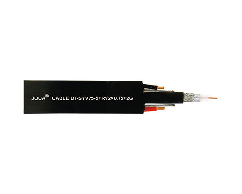 reinforced ﬂat or ﬁgure8 elevator cable with network cable
